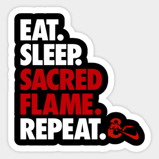 Sacred Flame - D&D Sticker